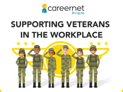 Careernet Infographic Supporting Veterans In The Workplace Banner