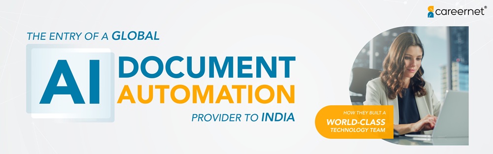 Global AI Document Automation Leader Sets Up R&D Centre in India