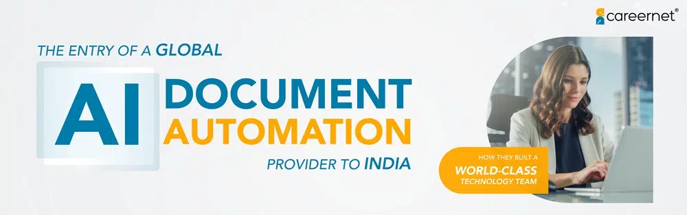Global AI Document Automation Leader Sets Up R&D Centre in India