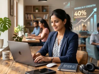 Women's participation in flexi IT roles reaches 40 pc in FY26: Report