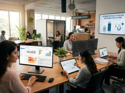 Women's participation in flexi IT roles reaches 40 pc in FY26: Report